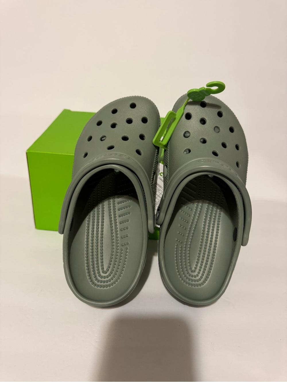 CROCS  Moss Green Classic Clogs